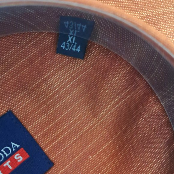 CASAMODA Sport mens SHIRT size XL 43/44 short sleeves BUTTON COLLAR NWT $105.00 - Picture 6 of 9